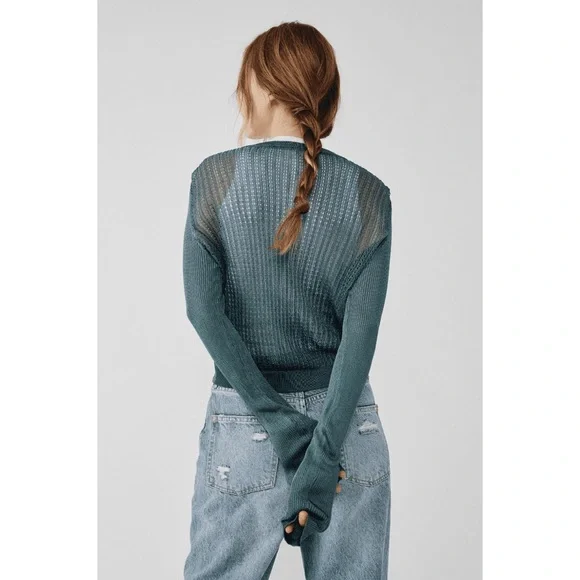 NWT Free People H20 crew pullover - Picture 3 of 6